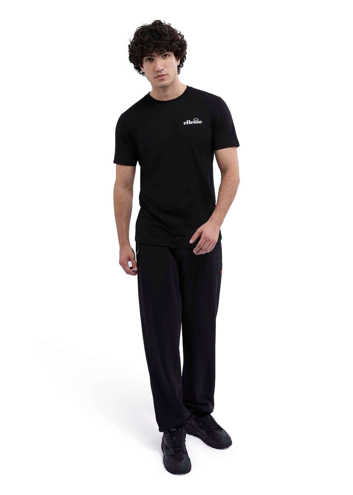 Ellesse Men's 3 Pack Azzini 100% Cotton T-Shirts - Black