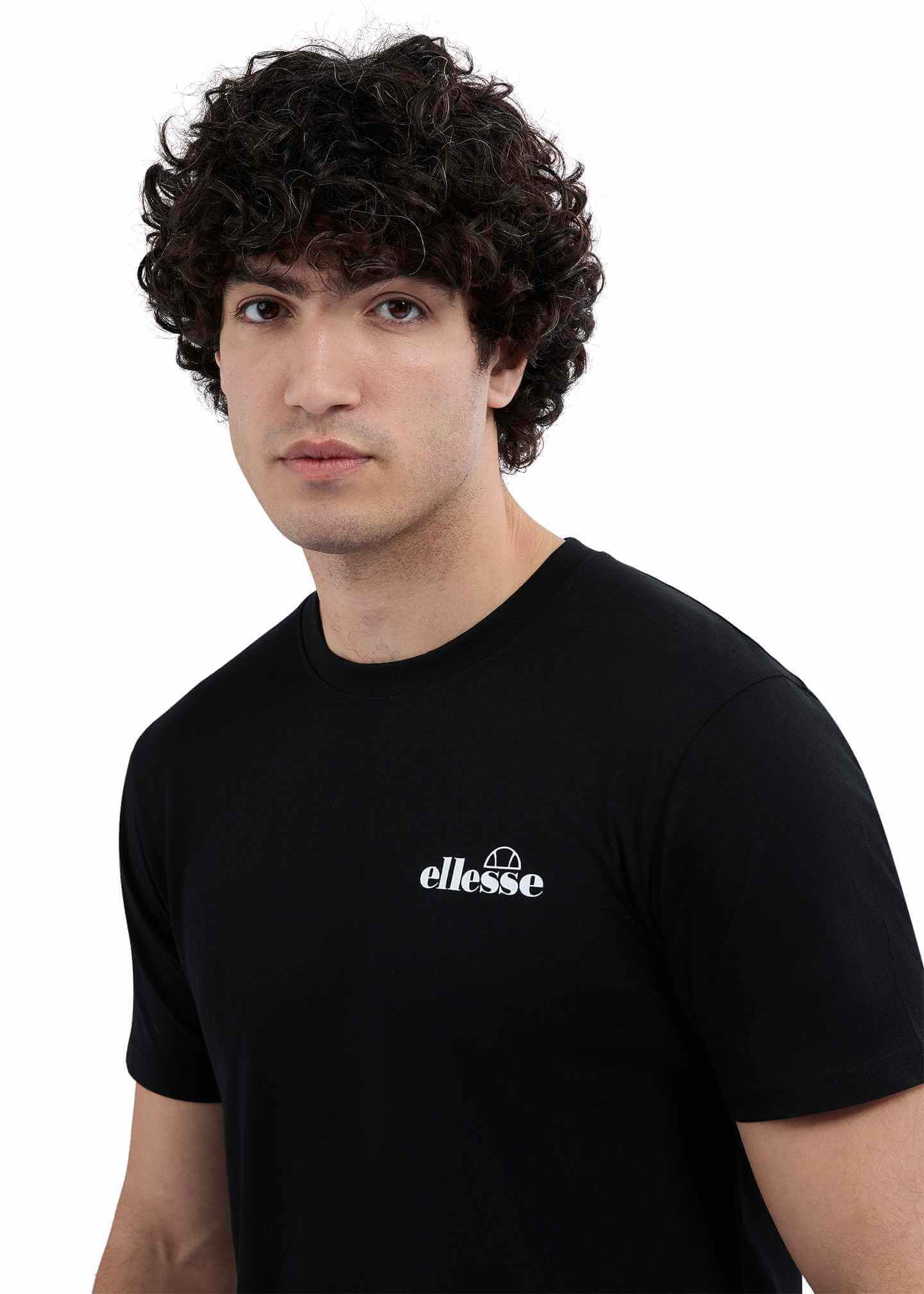 Ellesse Men's 3 Pack Azzini 100% Cotton T-Shirts - Black