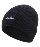Ellesse Tramarno Beanie Black SHFA4072 ribbed knit hat