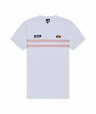 Ellesse Men's Venire Tee - White/Light Pink T-Shirt
