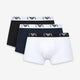 Emporio Armani AF14131 3 pack trunks White Armani Blue Black