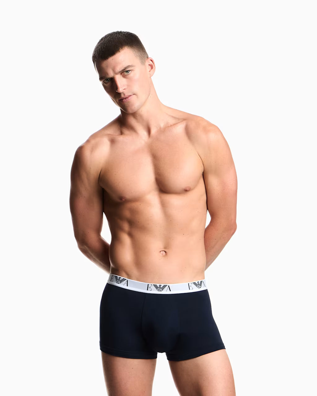 Emporio Armani AF14131 Armani Blue trunks model back