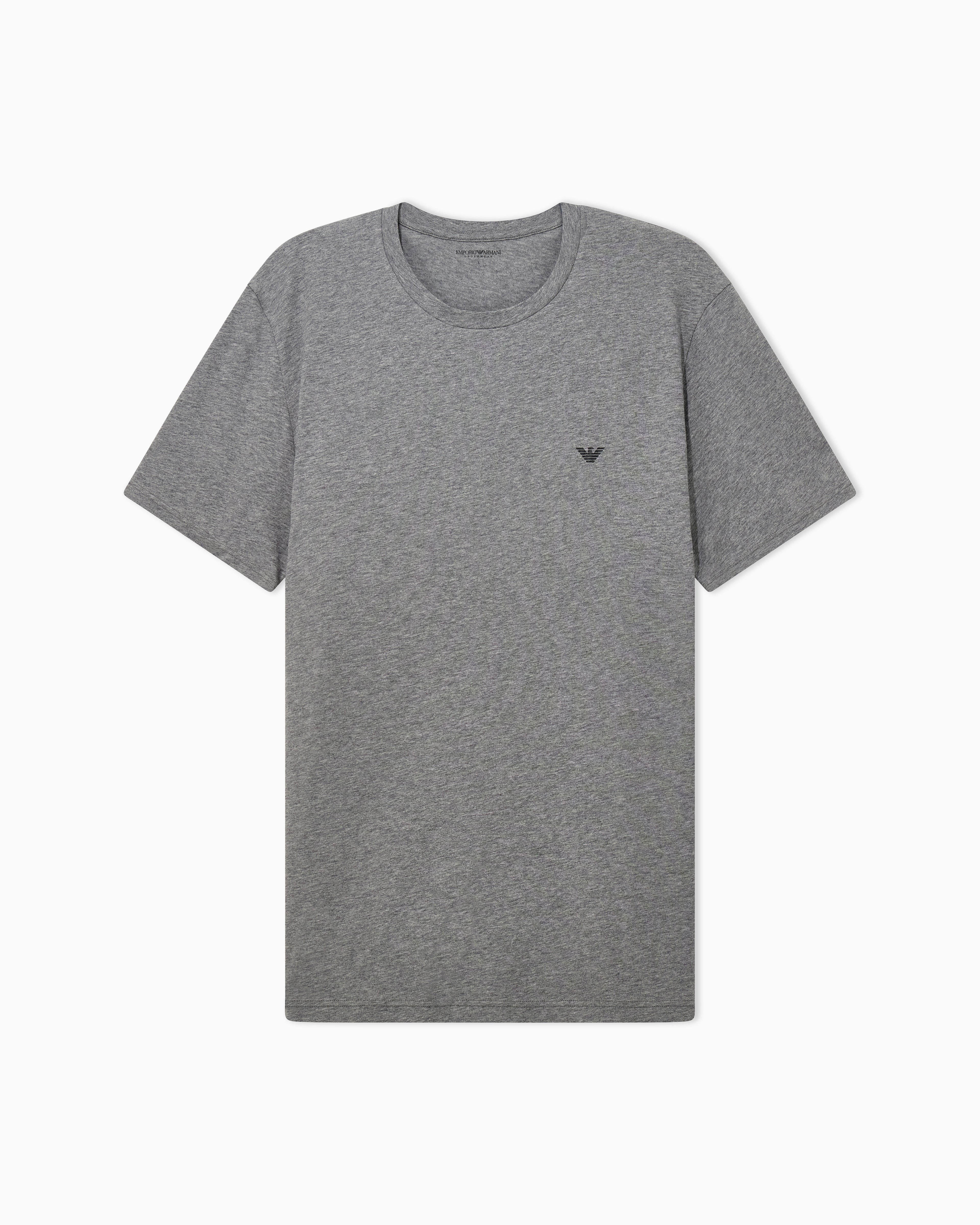Emporio Armani Grey Melange T-Shirt AF25017 M8014