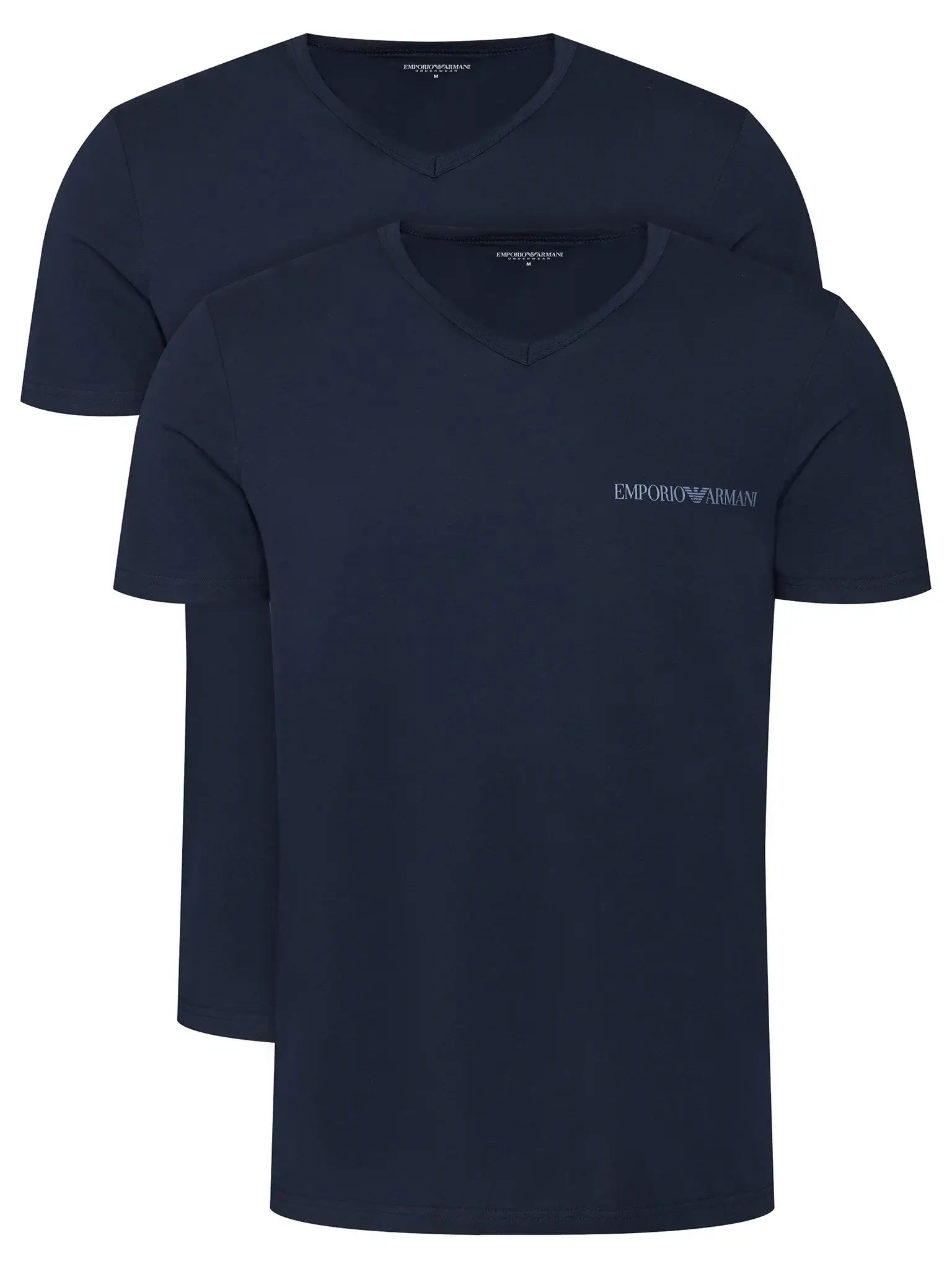 Emporio Armani 2-Pack Crew Neck Stretch Cotton Lounge T-Shirts