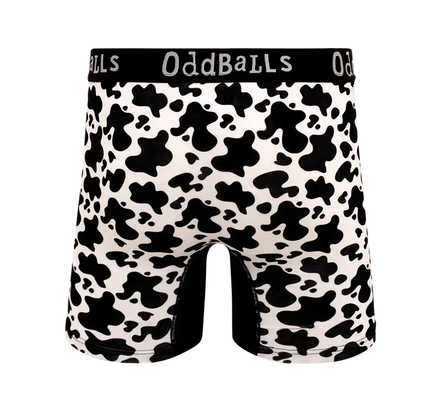OddBalls Fat Cow – Men’s Bamboo Boxer Shorts