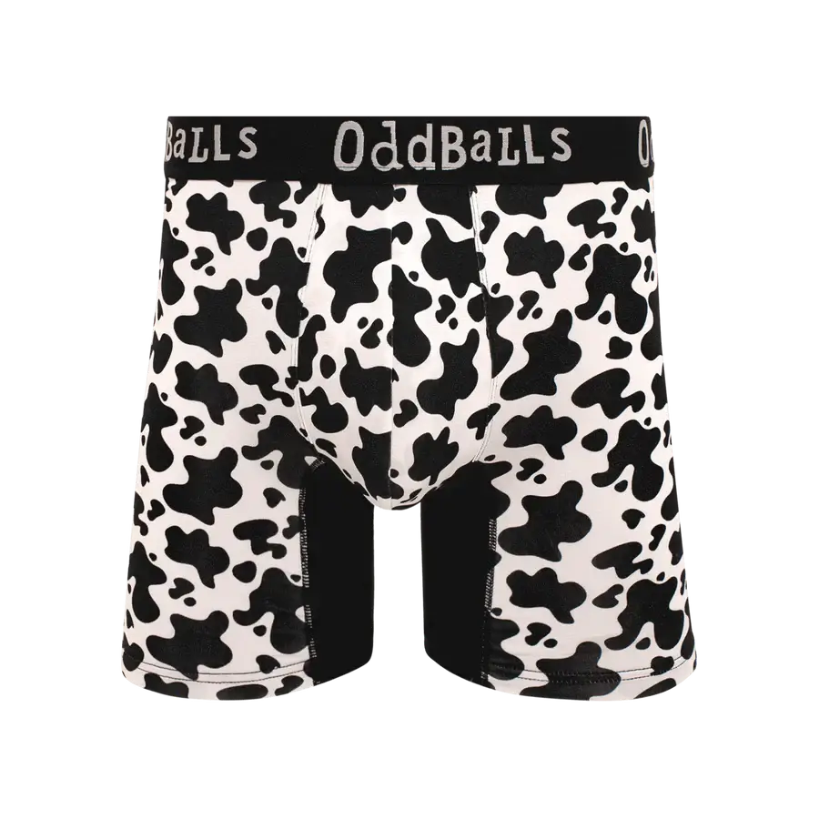 OddBalls Fat Cow – Men’s Bamboo Boxer Shorts