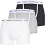 French Connection Mens 3 Pack FC1 Boxers - Black/Grey/White