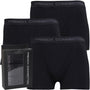 French Connection Mens 3 Pack FC1 Boxers - All Black