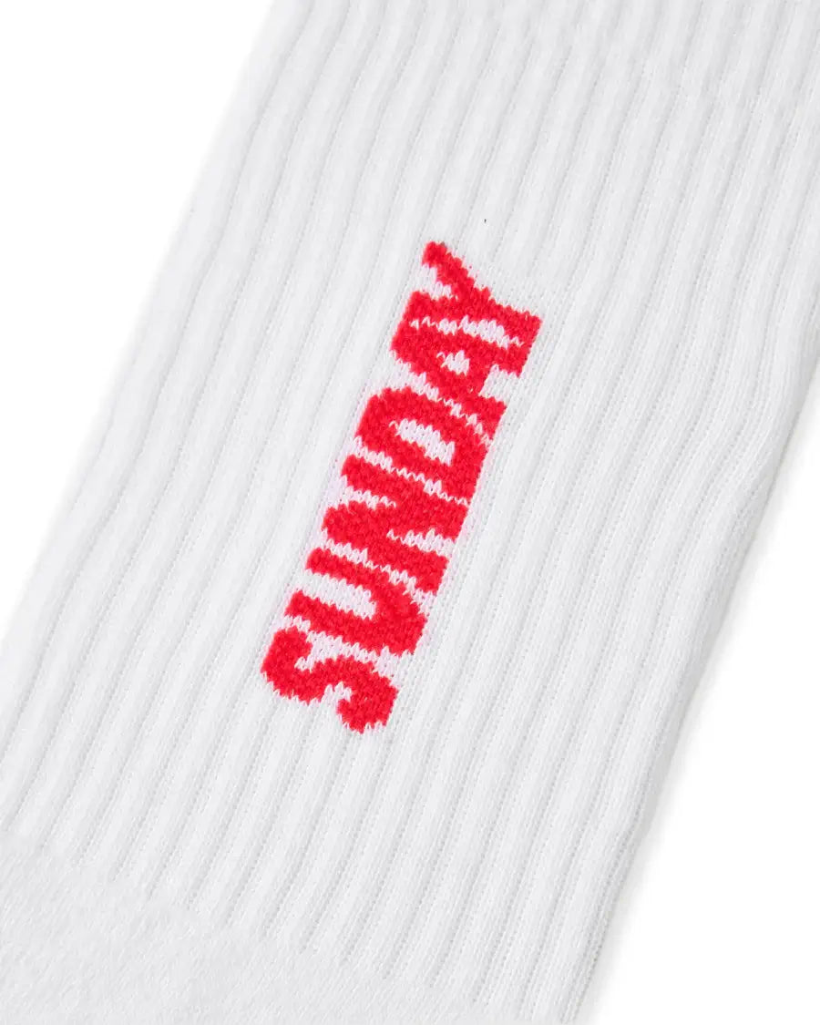 Weekend Offender 3 Pack Friday/Saturday/Sunday Sports Socks - White