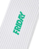 Weekend Offender 3 Pack Friday/Saturday/Sunday Sports Socks - White