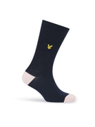 Lyle & Scott Graham 5 Pack Contrast Heel and Toe Socks