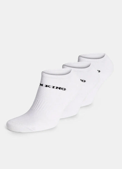 Gym King Motion Trainer Socks 3-Pack – White, S-M / L-XL