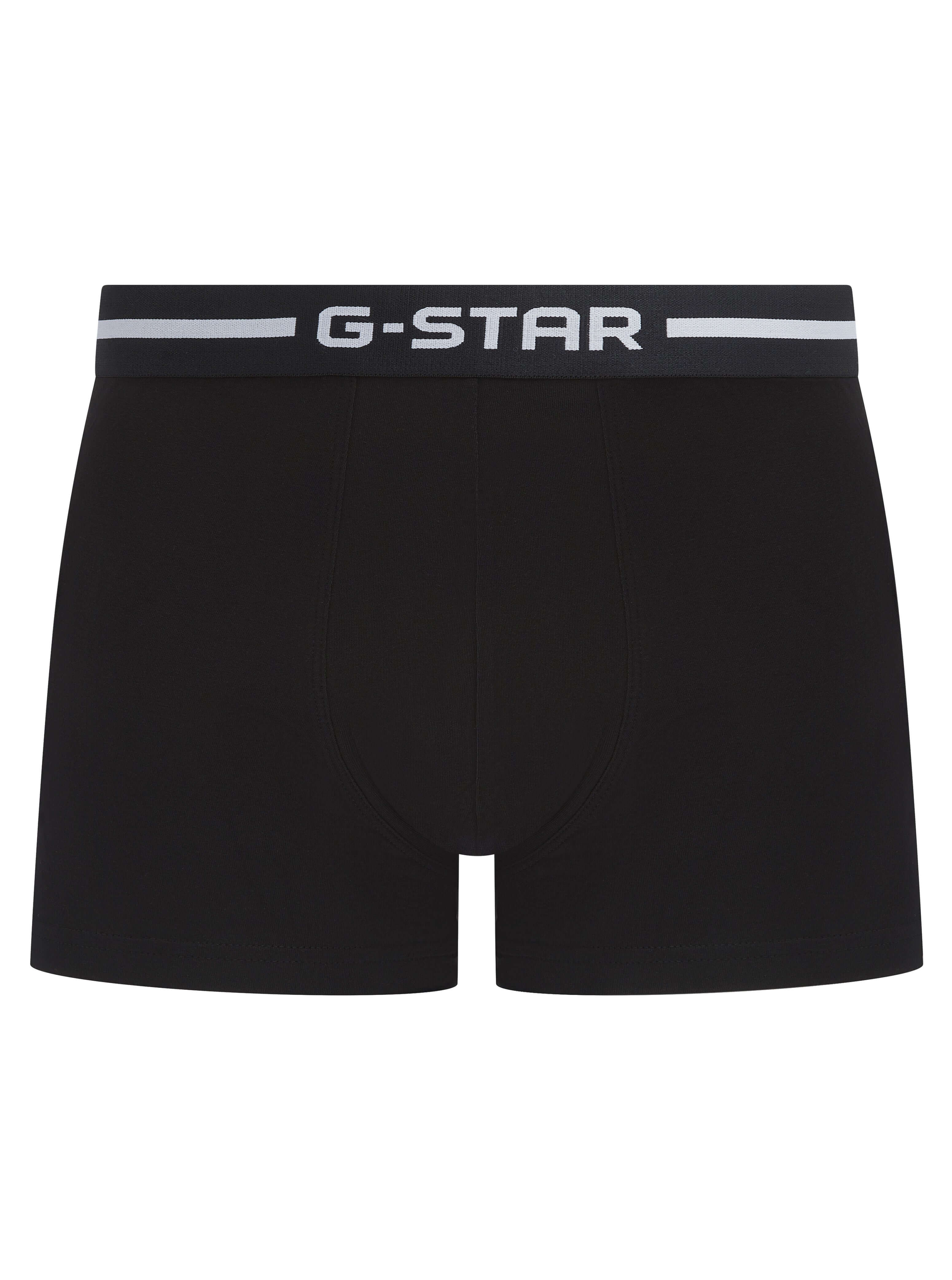 G-Star Men’s 5 Pack Cotton Stretch Trunks – Black