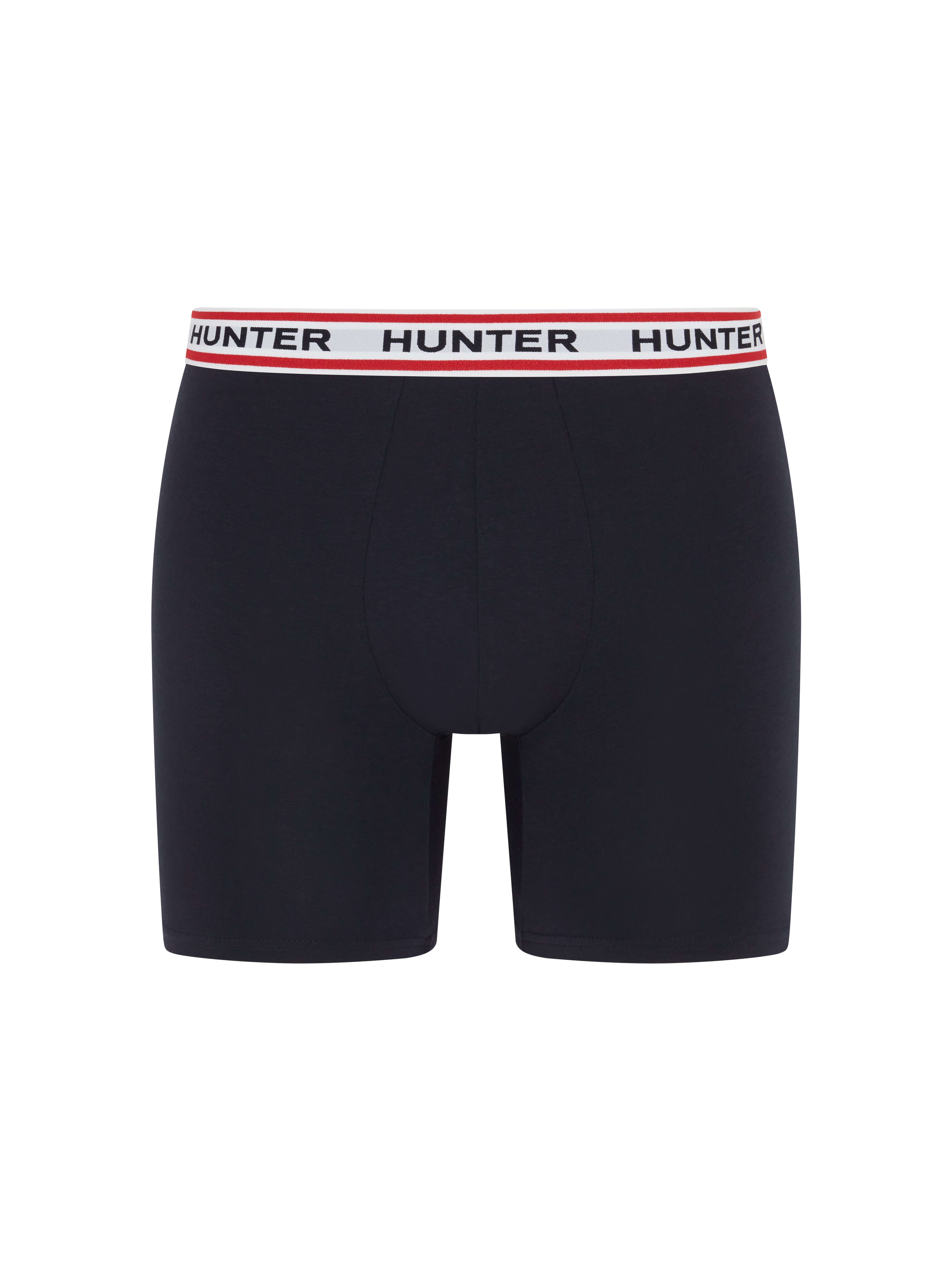 Hunter Men’s 3 Pack Heritage Logo Boxer Briefs – Night Sky