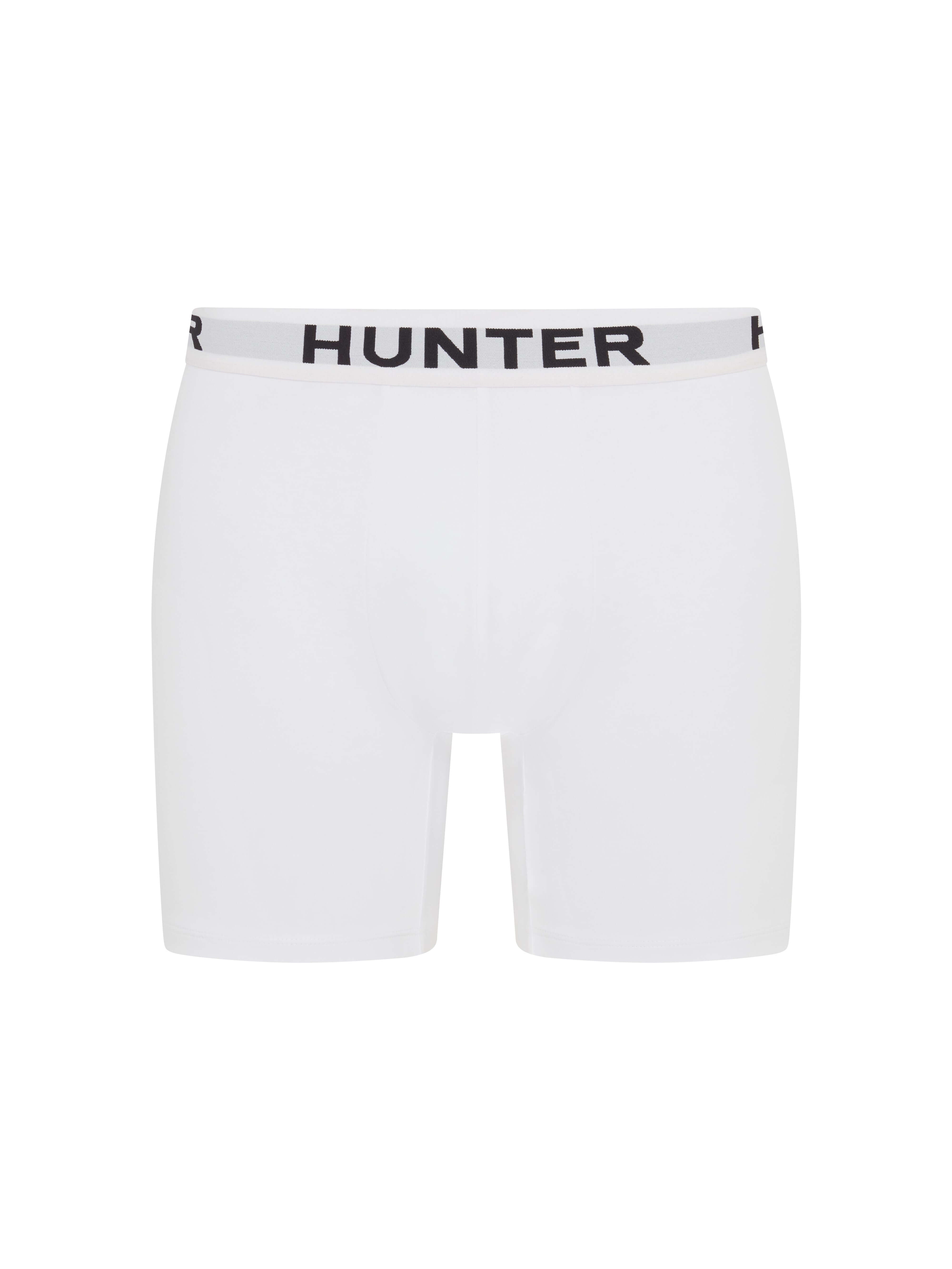 Hunter Men’s 3 Pack Jacquard Boxer Briefs – Night Sky, Bright White, Kambaba