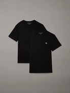Calvin Klein Essentials 2-Pack T-Shirts – 100% Regenerative Cotton, Black