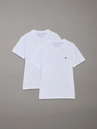 Calvin Klein Essentials 2-Pack T-Shirts – 100% Regenerative Cotton, Bright White