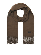 Jack & Jones JACSOLID woven scarf in Brown - style 12140332