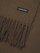Jack & Jones JACSOLID Brown woven scarf detail - style 12140332
