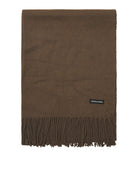 Jack & Jones JACSOLID Brown woven scarf lifestyle image - style 12140332