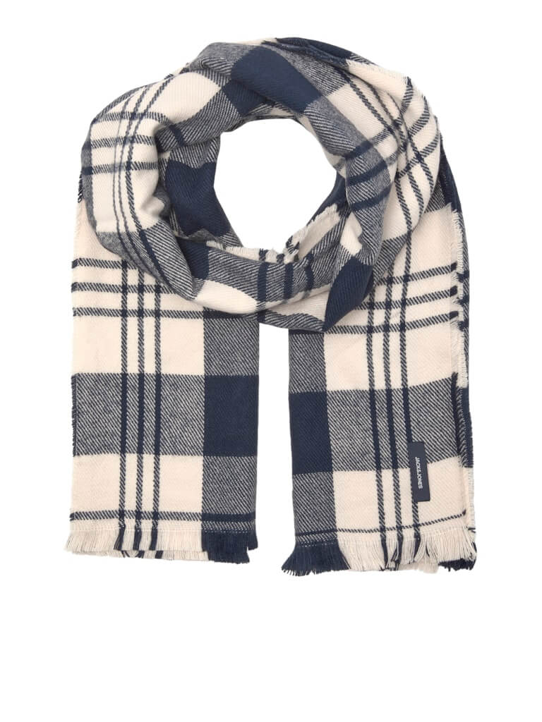 Jack & Jones JACFROST Beanie & Scarf Gift Box Men’s Winter Knit Set, Navy