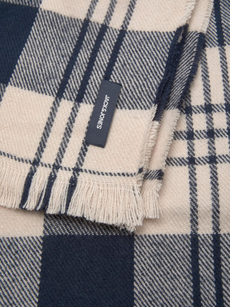 Jack & Jones JACFROST Beanie & Scarf Gift Box Men’s Winter Knit Set, Navy