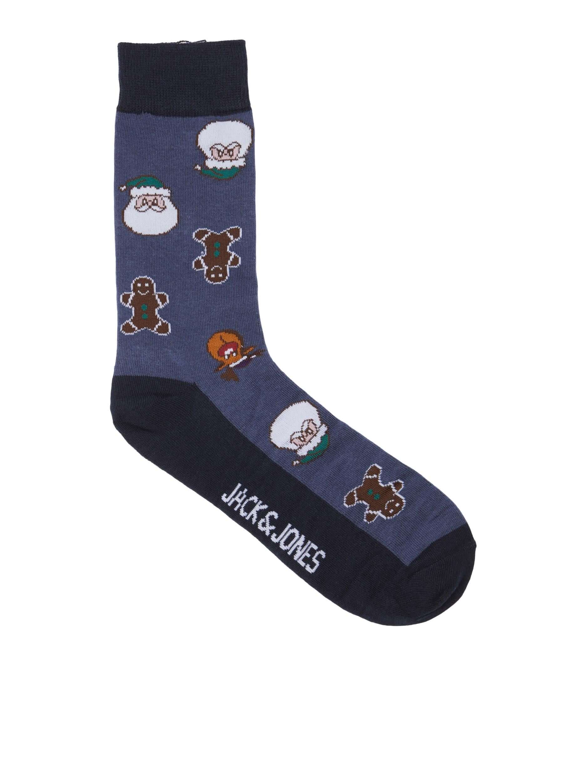 Jack & Jones - Mens JACSWEET Christmas Socks Giftbox (5-pack)