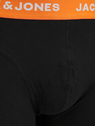 Jack & Jones Jacoliver 5 Pack Cotton Stretch Trunks - Black Multi