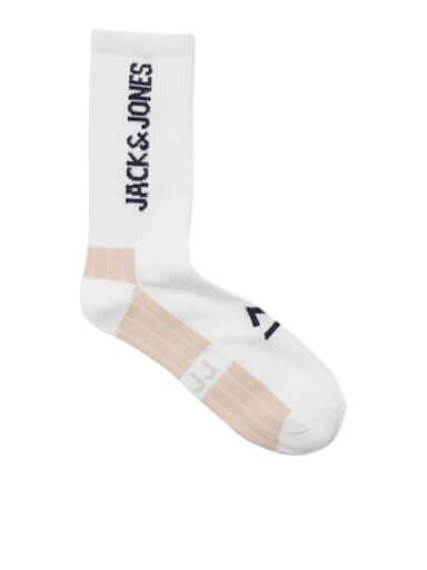 Jack & Jones 5 Pack Jacwes Tennis Sports Socks - Multi ( 7-11 )