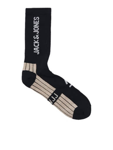Jack & Jones 5 Pack Jacwes Tennis Sports Socks - Multi ( 7-11 )