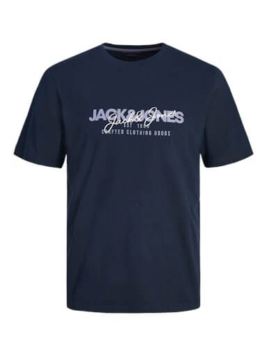 Jack & Jones 3 Pack JJalvis Crew Neck T-Shirts - Green/Blue/Charcoal