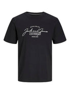 Jack & Jones 3 Pack JJFERRIS Crew Neck T-Shirts - Navy/Black/White