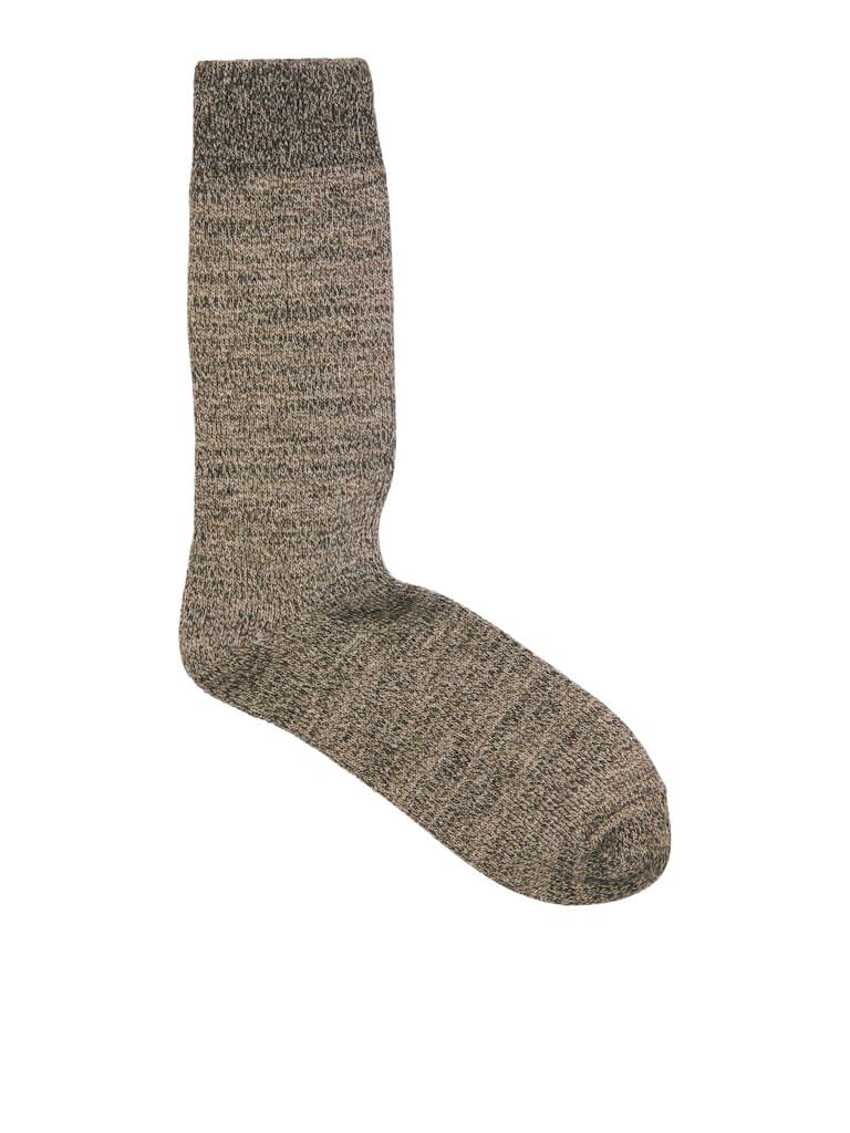 Jack & Jones JACJEFREY Winter Socks Gift 2 Pack – Charcoal / Cloud Cream