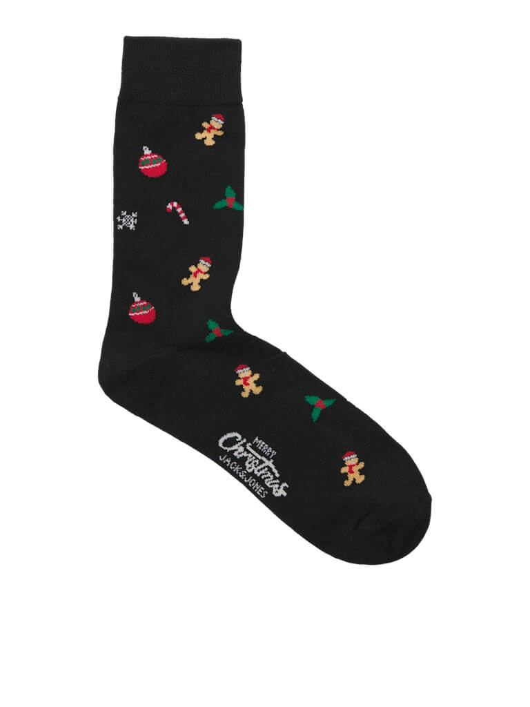 Jack & Jones 3 Pack Christmas Socks Gift Box – Cosy Festive Calf Length