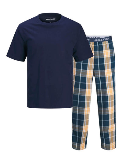 Jack & Jones T-Shirt & Woven Pants Gift Box – Cotton Loungewear Set
