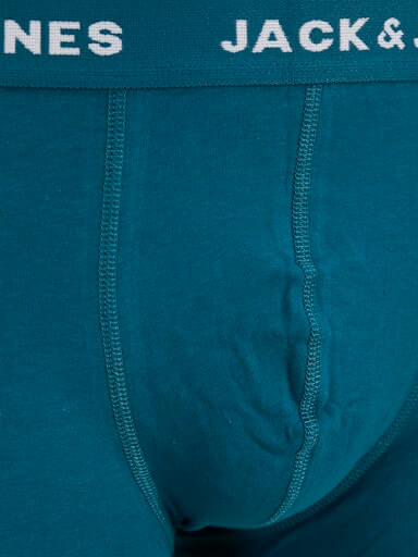 Jack & Jones Jacteo Solid Boxer Trunks 5 Pack - Navy Blazer/Wine/Black/Green/Blue