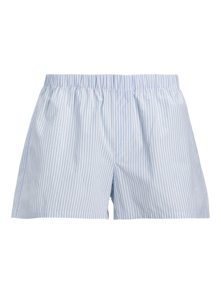 Jack & Jones Jacmilano 3 Pack Woven Boxers 100% Cotton - Chambray Blue