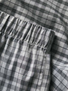 Jack & Jones Jacmilano 3 Pack Woven Boxers 100% Cotton - Poppy Seed Black / Blue Checks