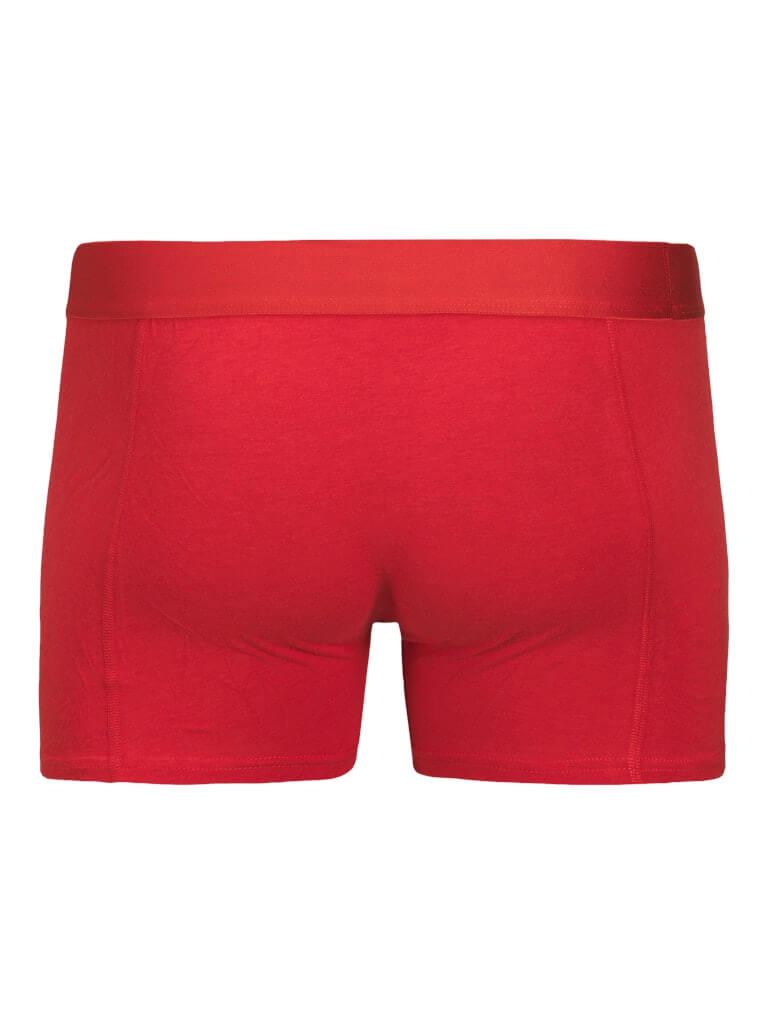 Jack & Jones Bamboo 3 Pack Trunks - Red / Blue / Black