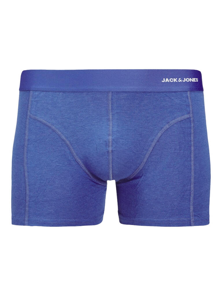Jack & Jones Bamboo 3 Pack Trunks - Red / Blue / Black