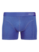 Jack & Jones Bamboo 3 Pack Trunks - Red / Blue / Black