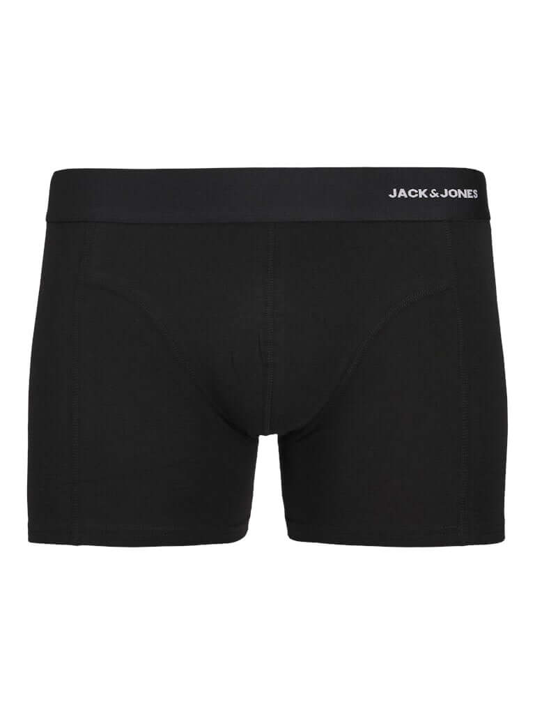 Jack & Jones Bamboo 3 Pack Trunks - Red / Blue / Black