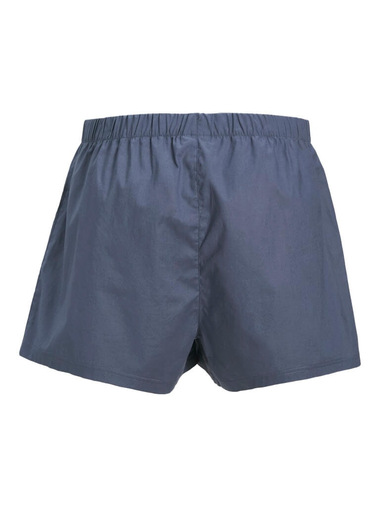 Jack & Jones Jacmilano 3 Pack Woven Boxers 100% Cotton - Indigo / Navy / Black