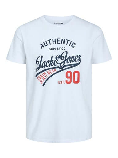 Jack & Jones Men’s 3-Pack JJETHAN Crew Neck T-Shirts – 100% Cotton