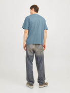 Jack & Jones JJEURBAN EDGE 1 Pack Crew Neck 100% Cotton T-Shirt - Blue