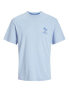 Jack & Jones 1 Pack JJSUMMER VIBES Crew Neck 100% Cotton T-Shirt