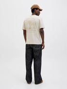 Jack & Jones 1 Pack JJSUMMER VIBES Crew Neck 100% Cotton T-Shirt - Moonbeam