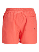 Jack & Jones SOLID Swim Shorts - Hot Coral