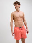 Jack & Jones SOLID Swim Shorts - Hot Coral