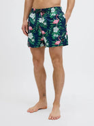 Jack & Jones Novelty AOP AKM Swim Shorts - Navy Blazer